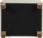 HomePop Home Decor | Upholstered Modern Rectangular Storage Ottoman | Hinged - Image 9