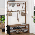 AMBIRD 6-in-1 Bamboo Hall Tree - Image 4