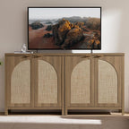 SICOTAS 68" W Rattan Sideboard Buffet Cabinet - Image 3