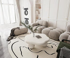 35.03" Cloud Coffee Table for Living Room Unique Coffee Table Modern Low Coffee - Image 5