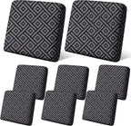 Geyoga 8 Pcs Patio Stretch Sofa Cushion Covers Outdoor Cushion Covers by Geyoga