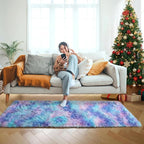 Rainbow Runner Rugs for Girls Bedroom Living Room, Fluffy 2x6 Soft Area Rug | - Image 8