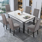 Genina Waterproof Chair Covers for Dining Room, Stretch Jacquard Dining Chair - Image 6