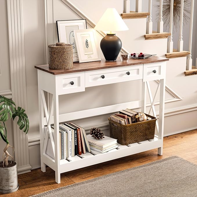 39.4" Farmhouse Console Table - Image 8