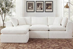 GRUSIGN 110'' Oversized Cloud Sectional Boneless Couch - Image 9