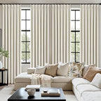 MIULEE Natural Extra Wide Pinch Pleated Blackout Curtains 60x96 Inches | Memory - Image 7