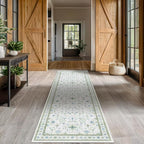 Oushak Runner 2x10 Hallway Rug by HazoHaus