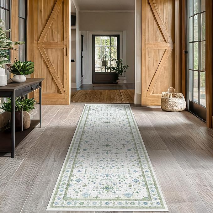 Oushak Wide Hallway Runner Rug 2'6"x10' - Image 6