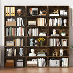 Shintenchi Bookshelf, 6-Tier Open Bookcase and Bookshelves, 6 Shelf Display - Image 4