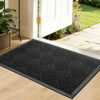 Front Door Mat, Heavy Duty Waterproof Doormat 29.5"x17", Stain Fade Resistant by WELDUN%E2%80%94IdealChoiceforHome