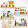 Fixwal Nursery Book Shelves, 16.5 Inch Floating Nursery Bookshelves, Solid Wood by Fixwal
