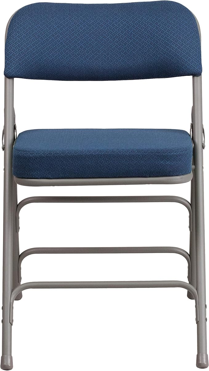 Flash Furniture 4 Pack HERCULES Series Premium Curved Triple Braced & Double - Image 5