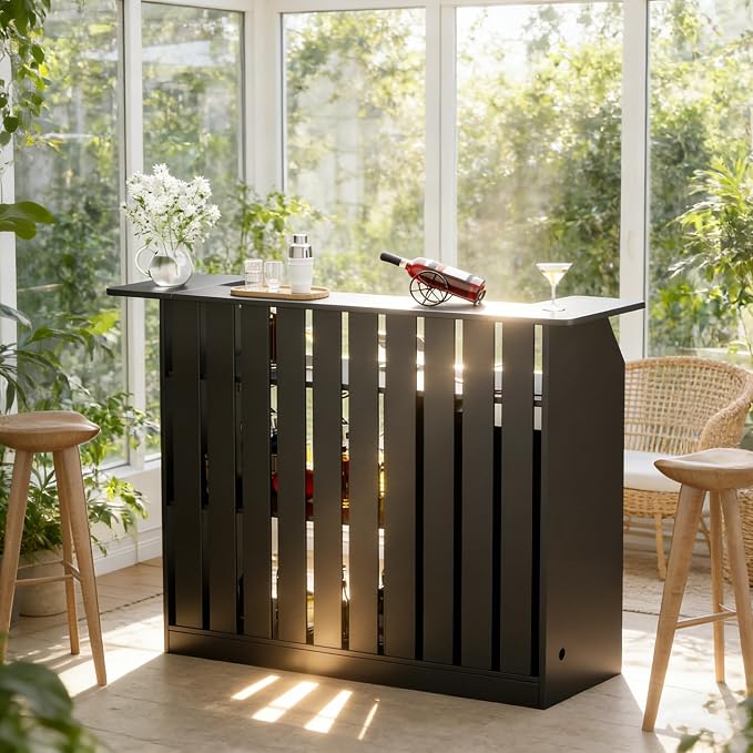 U-Shape Bar Table, Home Bar Unit - Image 8