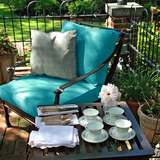 Sqodok Outdoor Cushion Covers 19x19 inch, Wicker Chair - Image 3