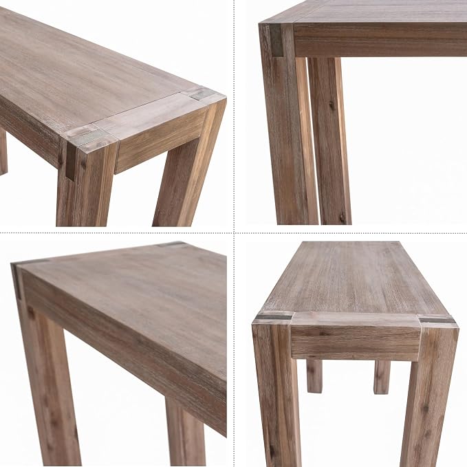 Alaterre Furniture Woodstock 40-Inch Console Table – Modern Farmhouse Entryway - Image 13