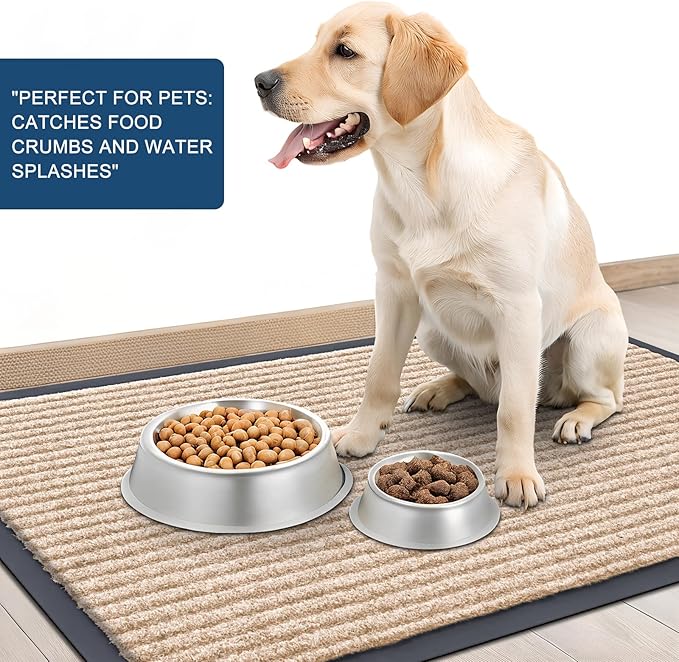OLANLY Front Door Mat 47x23, Waterproof Heavy-Duty Indoor Outdoor Doormat | - Image 6