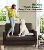 Welzona Loveseat, Comfy Teddy Love Seat - Image 4