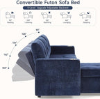 ONBRILL Sleeper Sofa, Pull Out Couch Bed - Image 5
