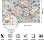 Lahome Moroccan Small Washable Area Rug, 3x5 Rug - Image 2