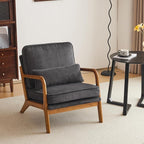 Karl home Mid-Century Modern Accent Chair, Living Room Chairs by Karlhome
