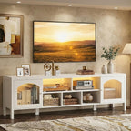 IRONCK TV Stand for 75 Inch TV, Modern Media TV Console by IRONCK