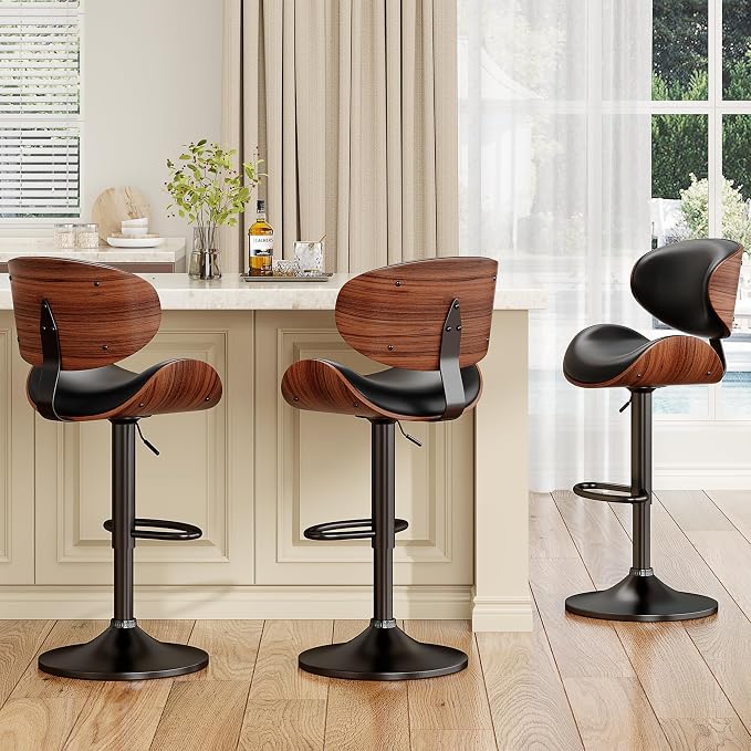 YaFiti Swivel Bar Stools Set of 2 - Image 9