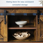 Brown Farmhouse Entryway Table, Rustic Hallway Table - Image 4