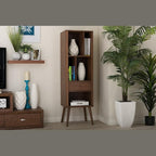 Baxton Furniture Studios Ellingham Mid-Century Retro Modern Cabinet Bookcase - Image 2