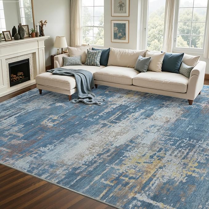 6x9 Ft Large Area Rugs for Living Room, Soft Non-Slip Washable Rugs Modern - Image 3
