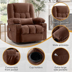 Swivel Recliner Chair for Adults - Image 7