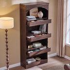 IFGET 76" Tall Arched Bookcase by IFGETEnrichYourLivingSpace