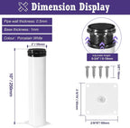10 Inch Metal Furniture Legs Stainless Steel Adjustable Legs White Metal Legs - Image 5