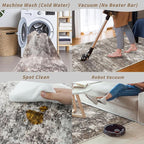 4ft Washable Kitchen Round Rug: Non-Slip Small Circle Rug - Image 6