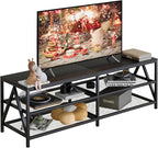 TV Stand for TVs up to 65 Inch, Entertainment Center for Living Room by Katrawu