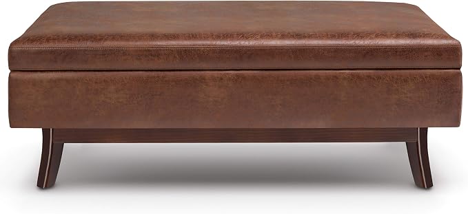 SIMPLIHOME Owen Rectangular Storage Ottoman - Image 5