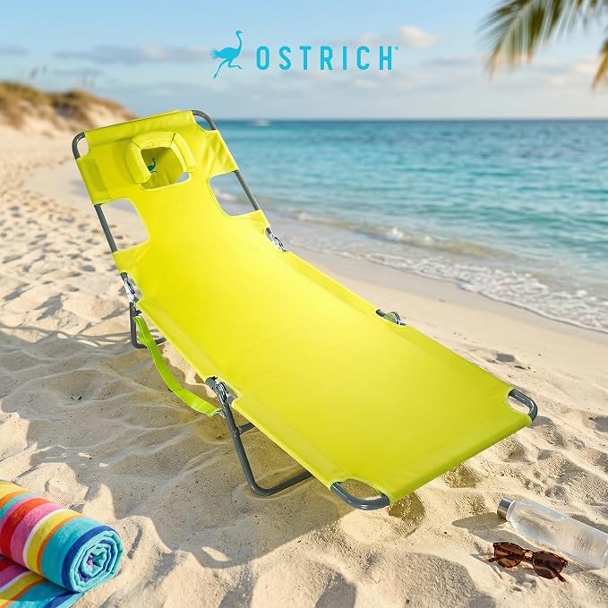 Ostrich the Original Chaise 72 x 22 Inch Lounge Portable Reclining Lounger - Image 10