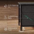 Huuger 63 Inch Dresser for Bedroom, Long Dresser for Closet - Image 7