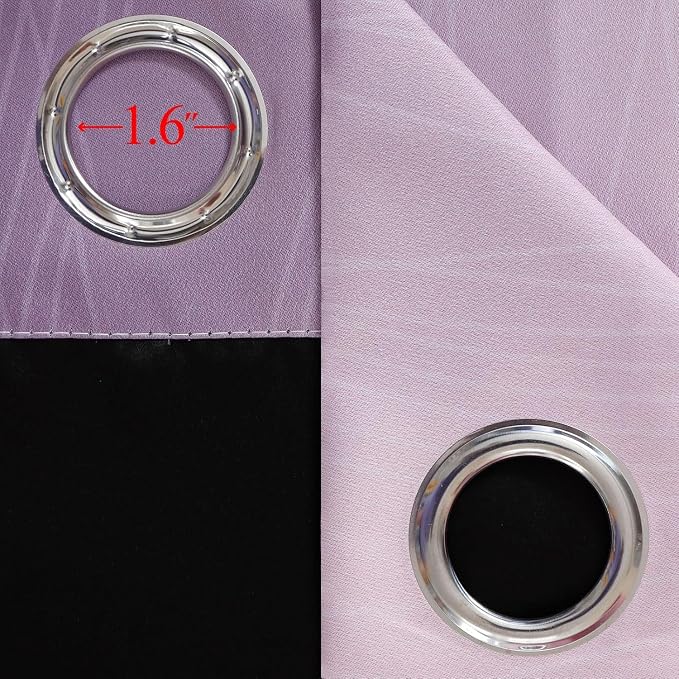 Pink and Purple Ombre Blackout Curtains - Image 8