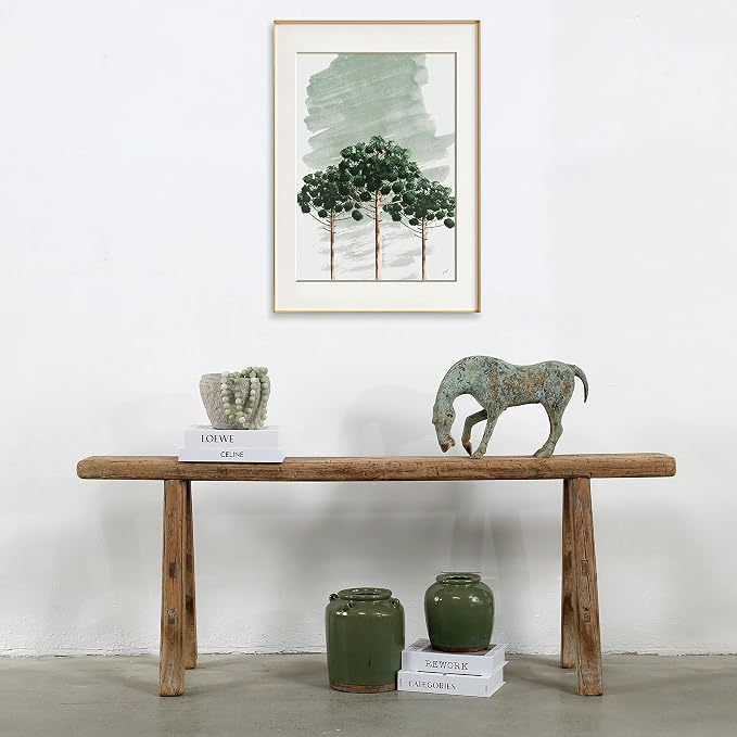 Artissance Handmade Wooden Entryway Bench, Vintage Noodle Bench - Image 6