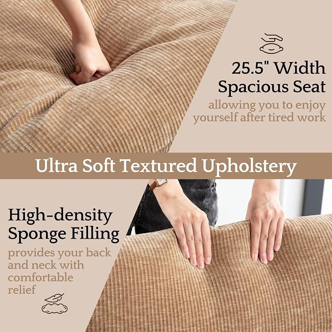 LukeAlon Modern Chenille Accent Armchair, Upholstered Lounge Chair - Image 9