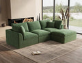 ohllob 110" Cloud Sectional Couches by Ohllob