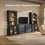 mopio Blake 4 Piece Entertainment Center - Image 3