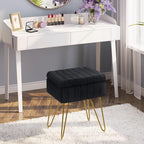 Greenstell Vanity Stool Chair Faux Fur - Image 2
