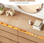 Jocoevol Modern LED 6 Drawer Dresser - Image 7