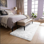 2x4 Non-Slip Shaggy Runner Rug, Ultra Soft Fluffy Plush Modern Indoor Area Rug - Image 4