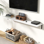 Fun Memories Deep Floating Shelves, 55W x 8D Floating Shelves Set of 2 - Image 2