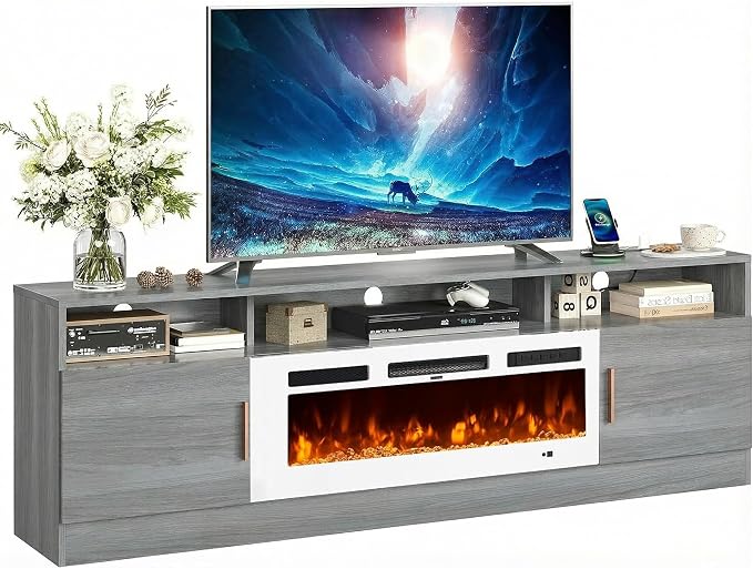 oneinmil 70" Fireplace TV Stand - Image 7
