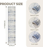 3x16 Runner Rug Non Slip, Washable Hallway Runner Rug, Living Room, Extra Long - Image 2