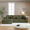 L Shaped Modular Boneless Sectional Couches by Repantes