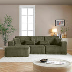 L Shaped Modular Boneless Sectional Couches by Repantes